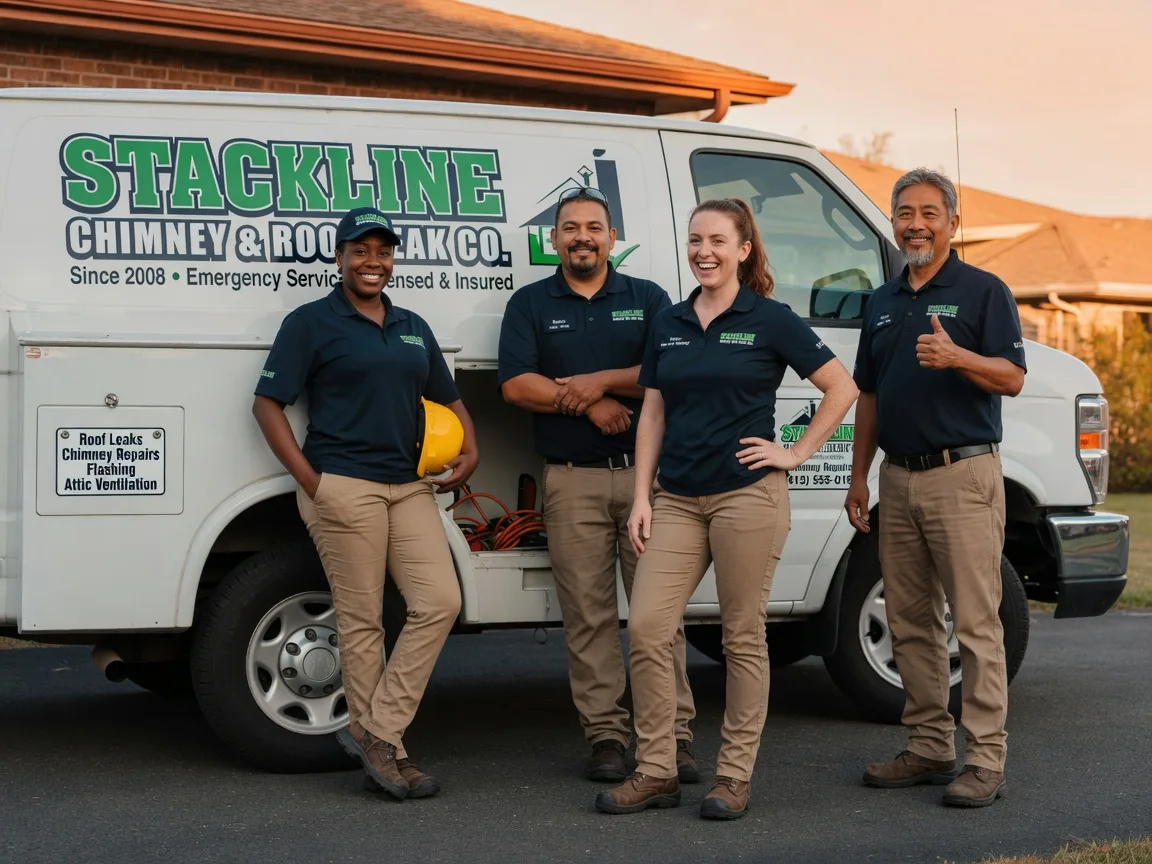 Chimney flashing repair company in Lawton, ND